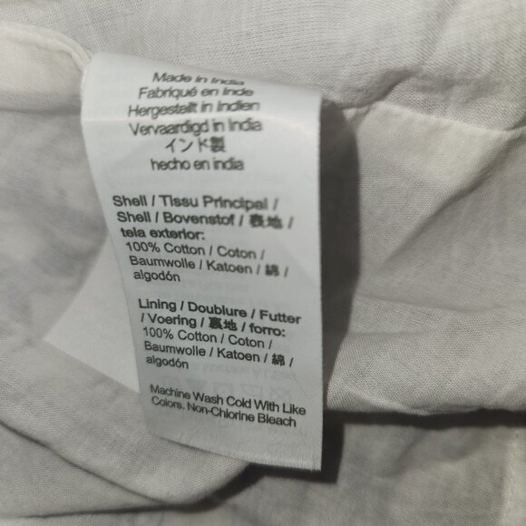 Crewcuts Girls 2 Blue & White Floral Tiered Cotton Dress  2416 - Picture 5 of 6